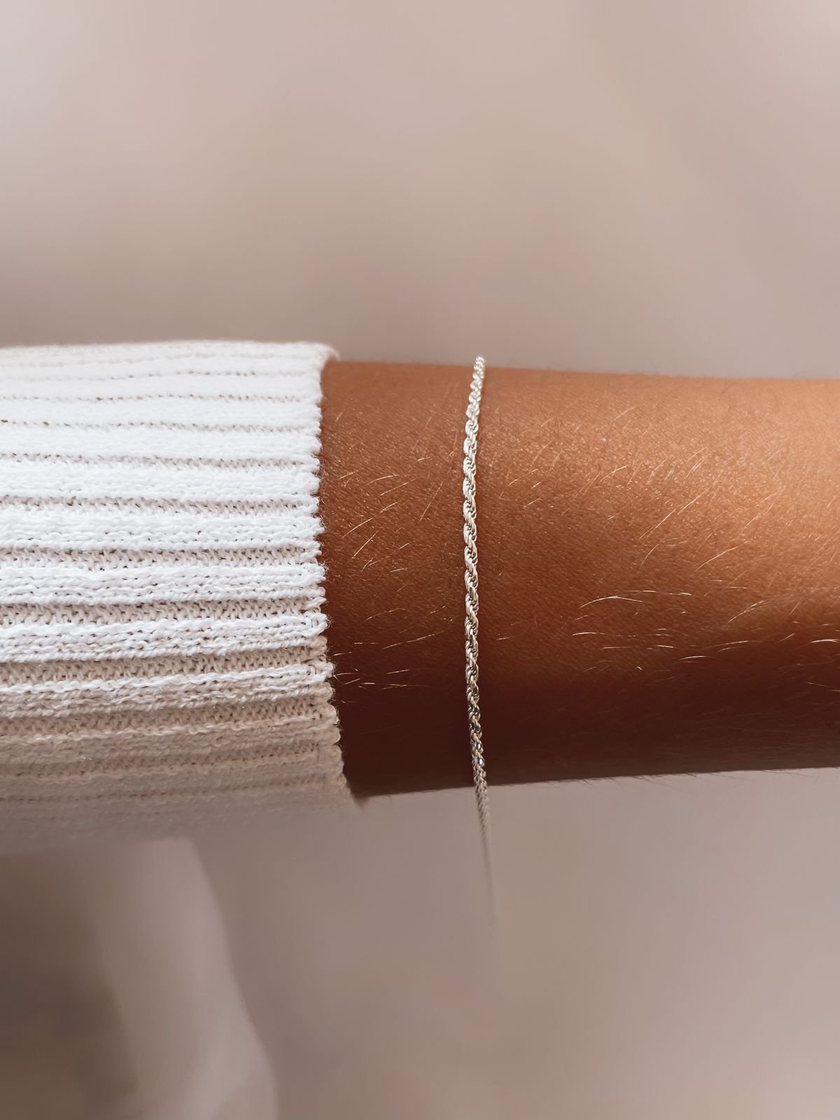 Pulseira Cordão Baiano Fino