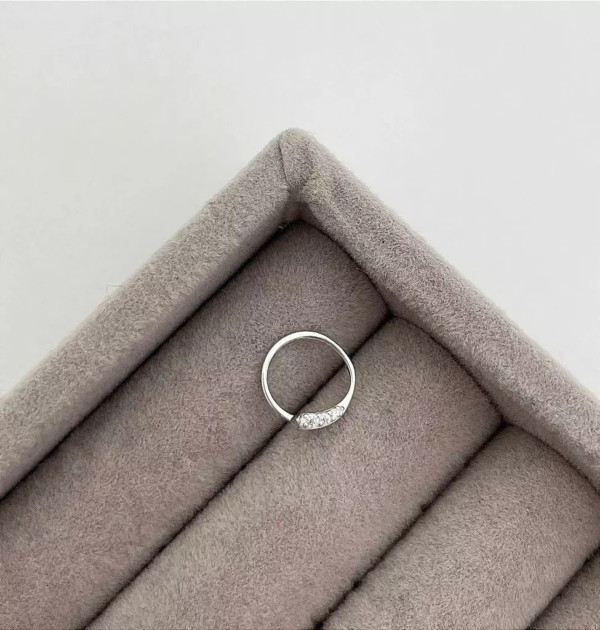 Piercing Argola com Zircônias